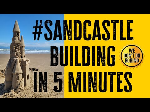 #How to build a #sandcastle - #Advanced Techniques - #beginning your #sandcastles on the beach