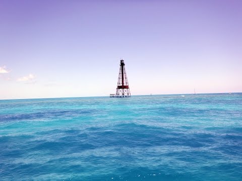 Snorkeling Sombrero Reef and Lighthouse at Marathon Key Florida Beautiful Coral Reef