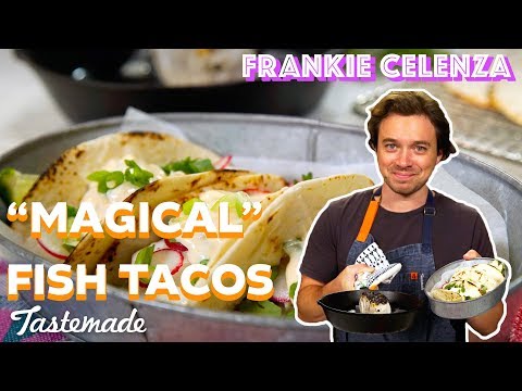 The Secret to Sea Bass Tacos I Frankie Celenza