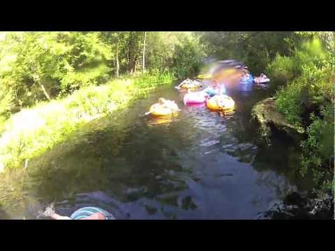 Tubería en el parque estatal Ichetucknee Springs