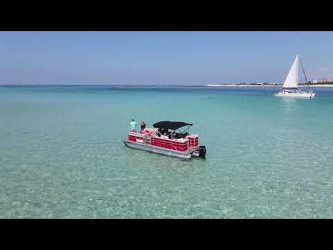 Panama City Florida (Shell Island) Snorkeling &amp; Fishing 4K