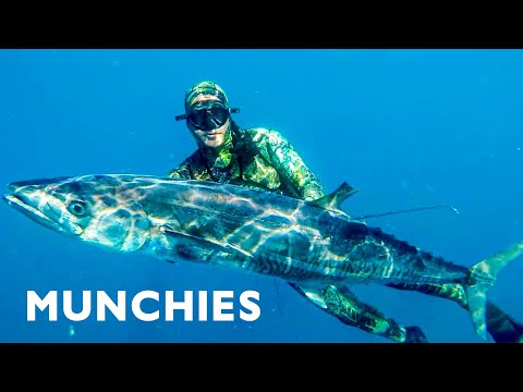 Pesca submarina en Australia - Comida de aventura