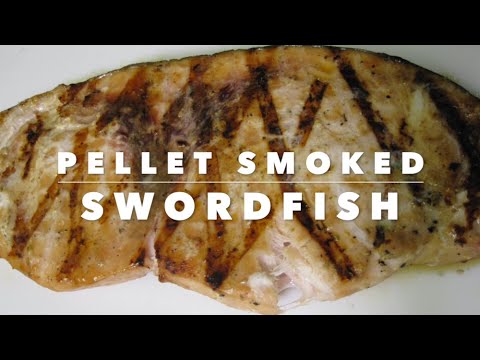 Pellet Smoked Swordfish