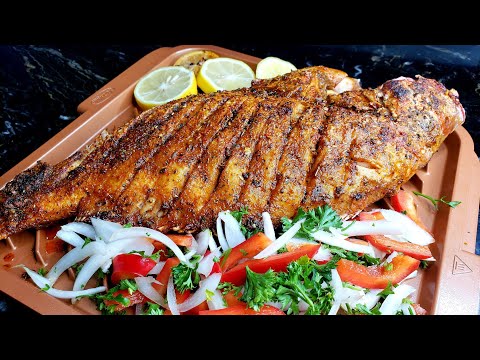 Leckeres Rezept für im Ofen gegrillten Red Snapper