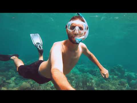 Snorkel Paso Playa Rincon Puerto Rico GoPro Hero 7 Negro