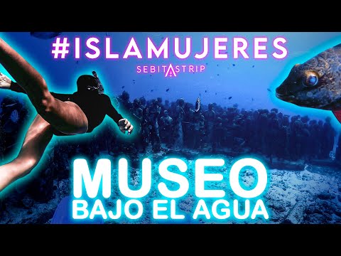 🧜‍♂️🌎ISLA MUJERES: SNORKEL en MUSEO SUBÁCUATICO | MUSA | QUÉ HACER EN ISLA MUJERES? @sebitastrip