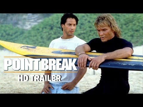 POINT BREAK (1991) Tráiler #1 - Patrick Swayze - Keanu Reeves