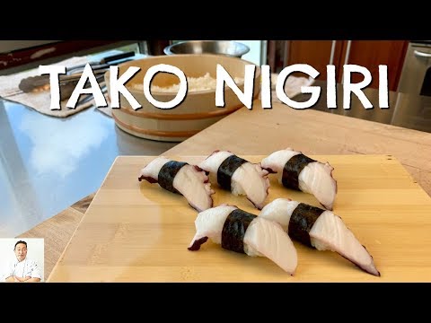 How To Make Tako (Octopus) Nigiri | Basic Recipe