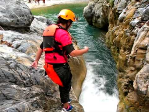 Descente en rappel d'une cascade au Mexique : MATACANES !!!!