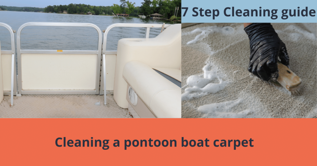 Cleaning a pontoon boat carpet in 7 straightforward steps 1