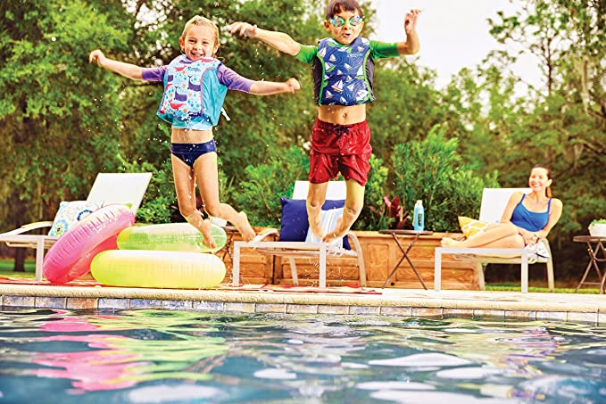 Puddle Jumper 2-in-1-Schwimmweste und Rash Guard für Kinder