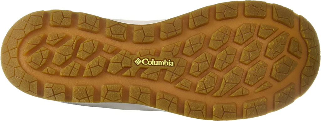 Die Columbia Angelbootschuhe haben eine rutschfeste Sohle