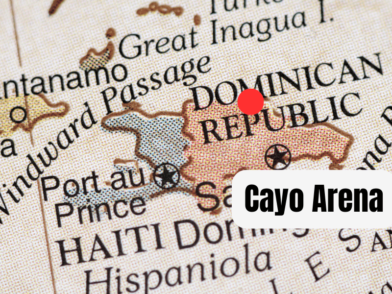 Mapa de Cayo Arena