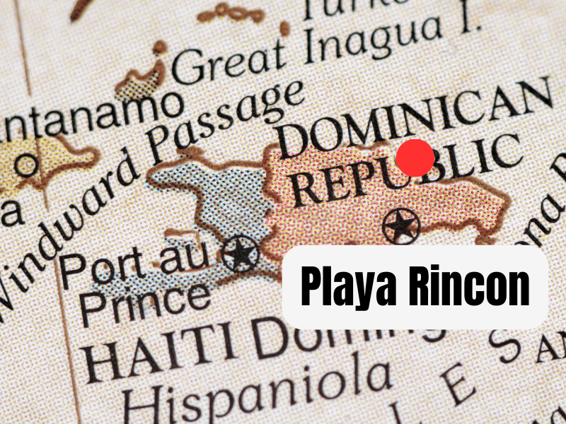 Carte de Playa Rincon