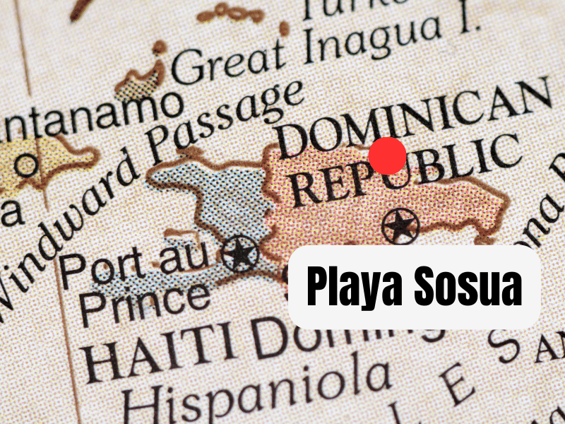 Carte de Playa Sosua