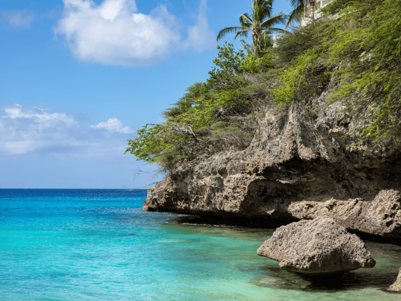 Snorkeling en Curacao Playa Lagun es famosa entre los lugareños por Snorkeling buceo y relajante