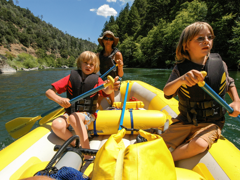 Trinity River Rafters Its also one of the Best White Water Rafting in California with the family