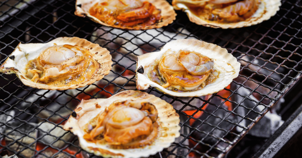 Scallops are fatty and make a great alternative to the Best fish to smoke
