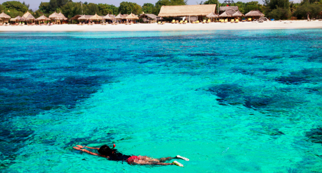 Meilleure plongée avec tuba en Indonésie Gili Island Indonésie