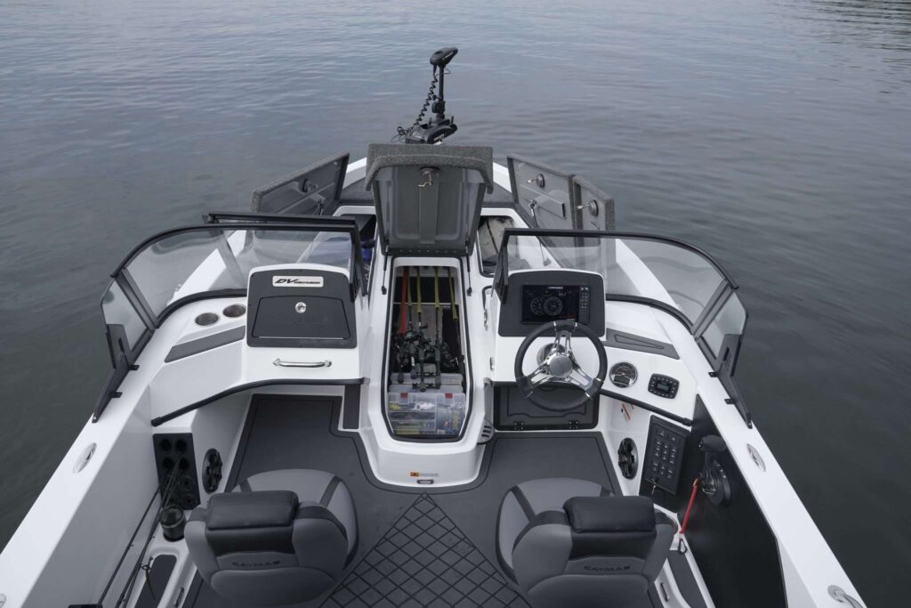 The Caymas DV 19 makes a great center console catfishing boat Picture Courtesy Caymas